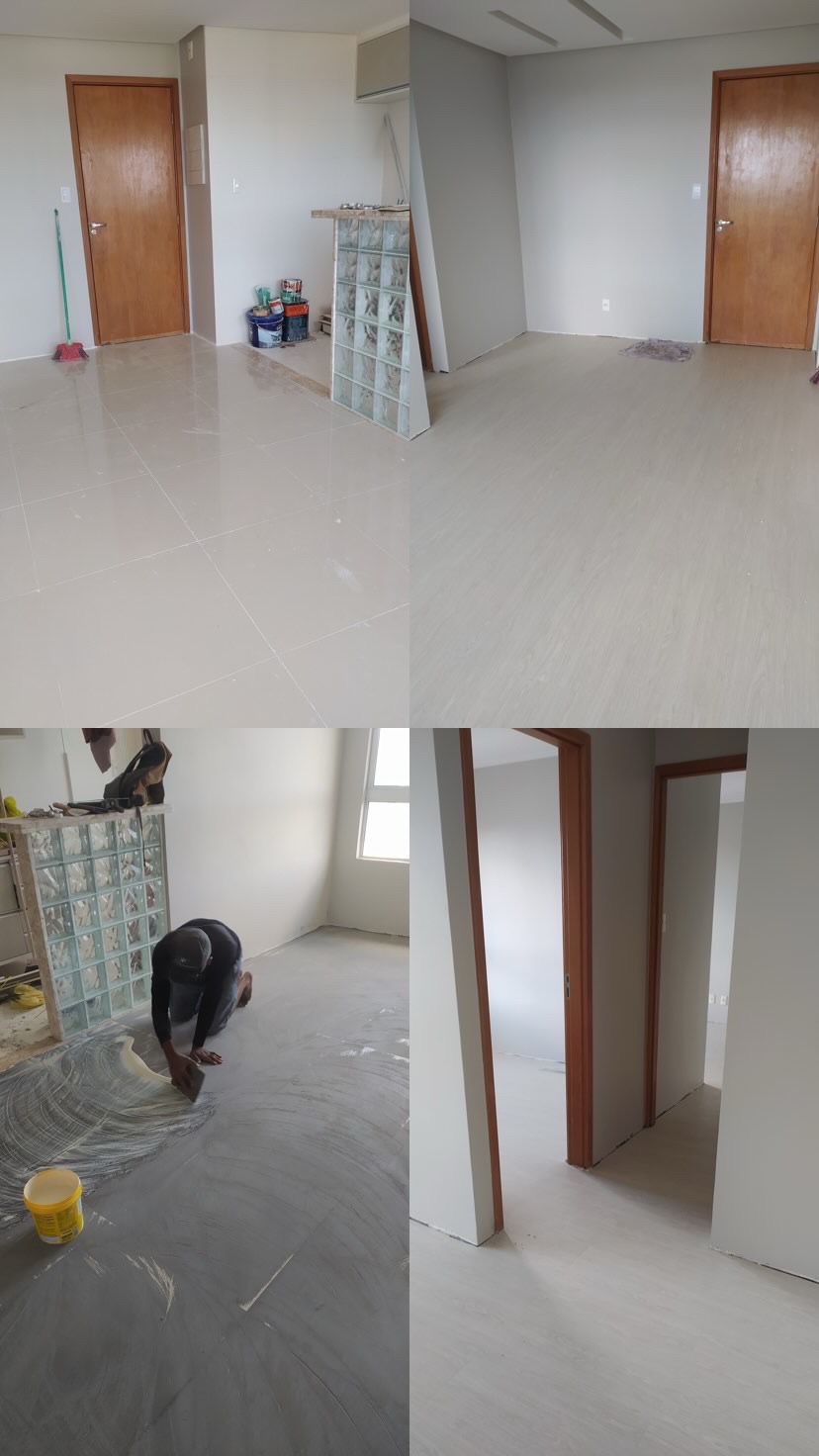 Detalhe de Piso Vinílico